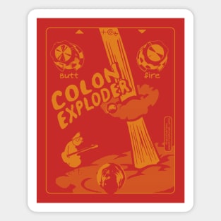 Colon Exploder - Classic Single Color Magnet